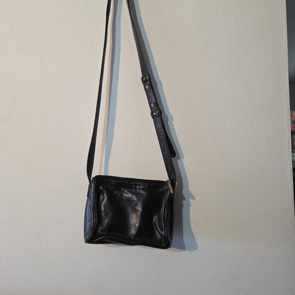 Donna Karan DKNY black Lambskin Crossbody bag Purse, VTG Butter Soft - Picture 12 of 16